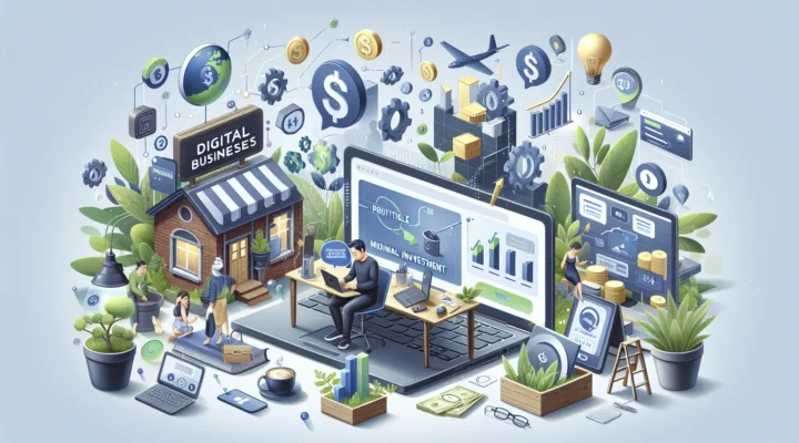 10 Ideias de Negócios Digitais Lucrativos para Começar com Pouco Investimento
